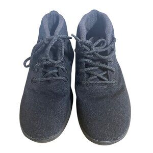 Allbirds Wool Runner-Up Mizzles Black Lace-Up Boot Mens Size 11 Natural Black